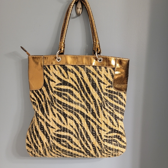 Guess Bags Zebra Print Guess Large Handbag Poshmark